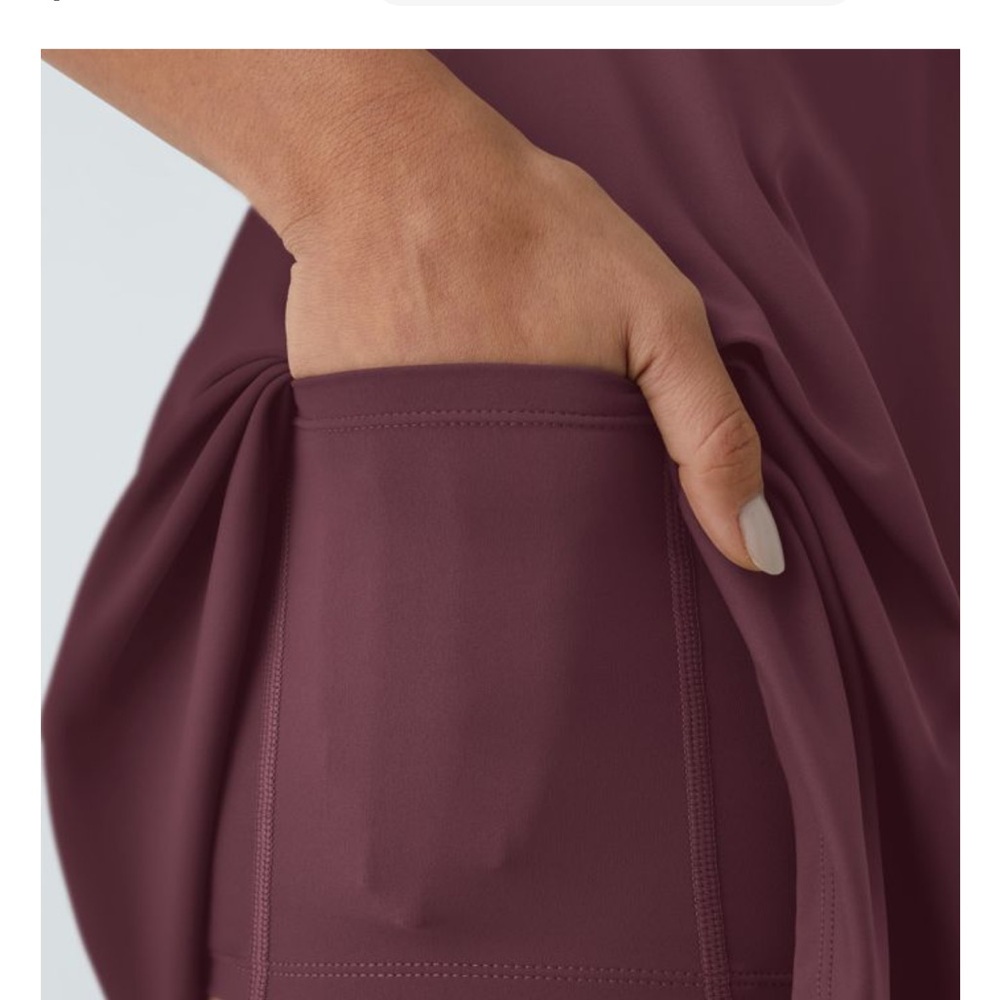 Fig Airy Backless Twisted Flare Dress Longer Length Easy Peezy Edition - Picture 5 of 6